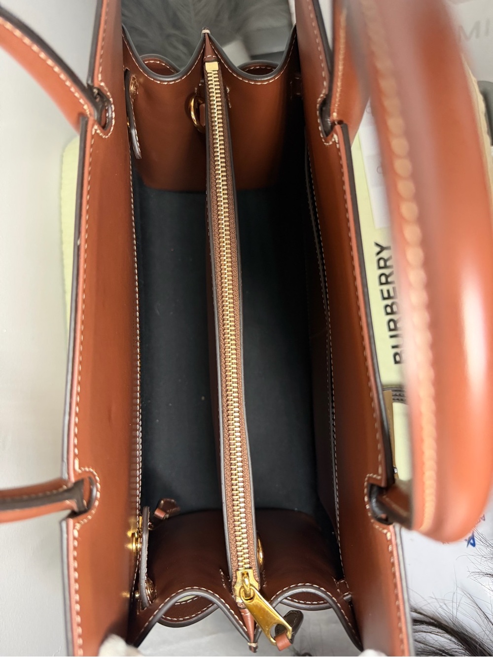 Burberry Small Title Bag Vintage Check NWT | Featured on HBO Succession - Picture 12 of 14